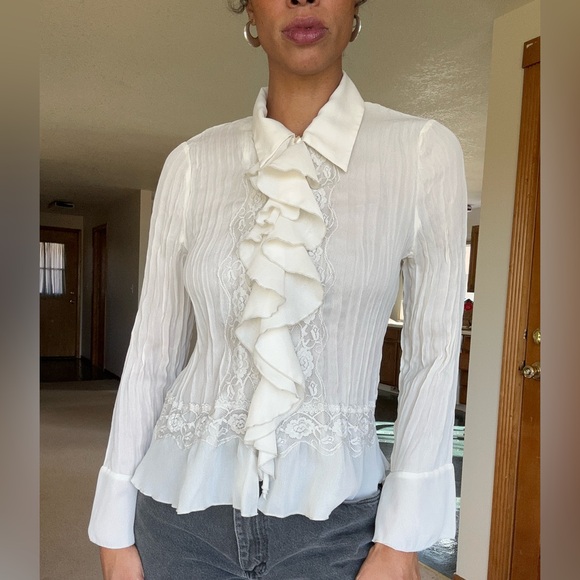 Ruffled peasant blouse - Picture 6 of 7
